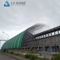 Large span Steel Space Frame Roof Structure Thermal Power Plant Dry Coal Bunker Design